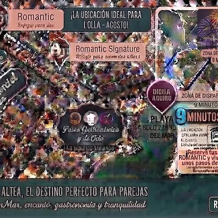 Romantic - Garaje Incluido & Apartamentosaltea * Altea